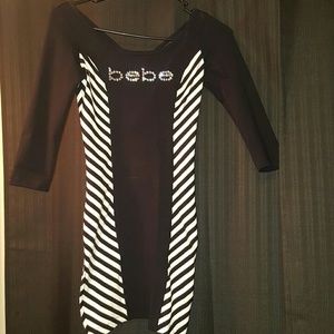 Black bebe dress